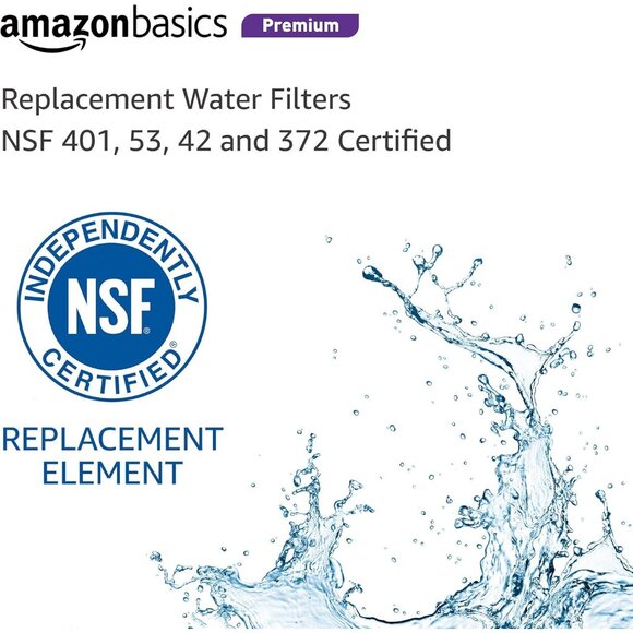3-Pack LT700P-P Water Filter AmazonBasics NSF Fits LG Kenmore Refrigerator - Picture 5 of 8